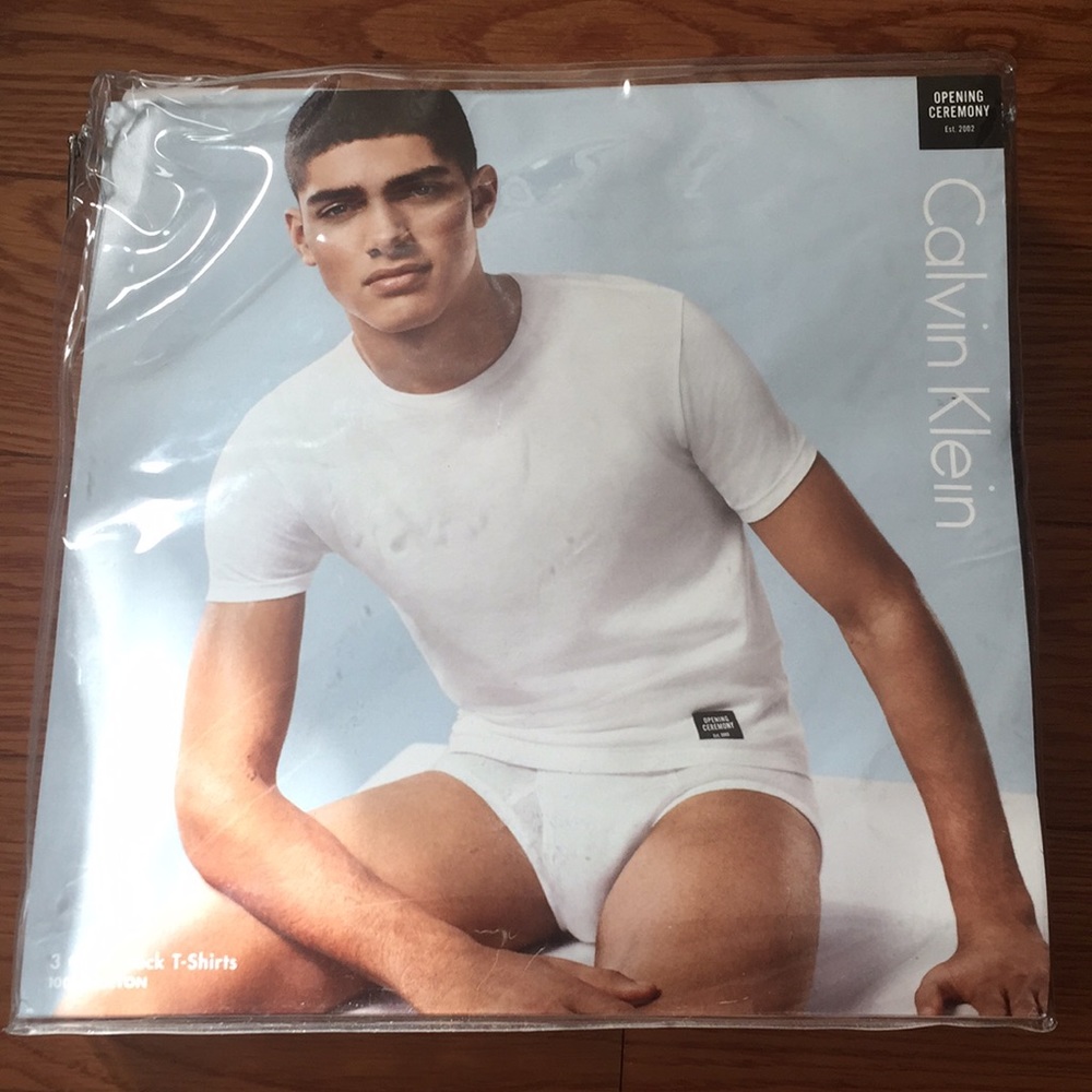 Calvin Klein / Opening Ceremony men's 3 pack crew